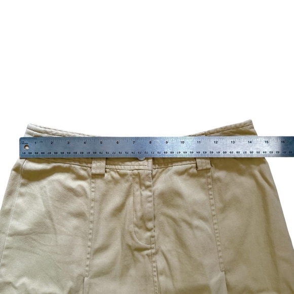 VTG 90s Geoffrey Beene‎ Sport Pleated Khaki Skirt Size 2 - Picture 6 of 6